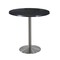 Holland Bar Stool Co 42" Tall OD214 Stainless Steel Table Base 22" Diameter 36" Diameter Black Steel Top OD214-2242SSOD36RBlkStl - alternate 1